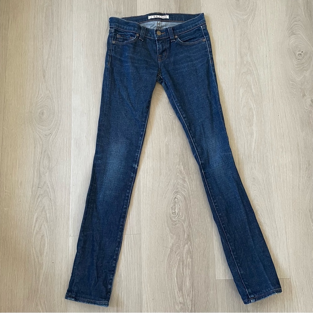 J Brand Jeans Woman Size 24 Dark Blue Pencil Cut Style #912 Cut # 2463 Y2K 2000s